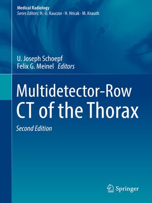 cover image of Multidetector-Row CT of the Thorax